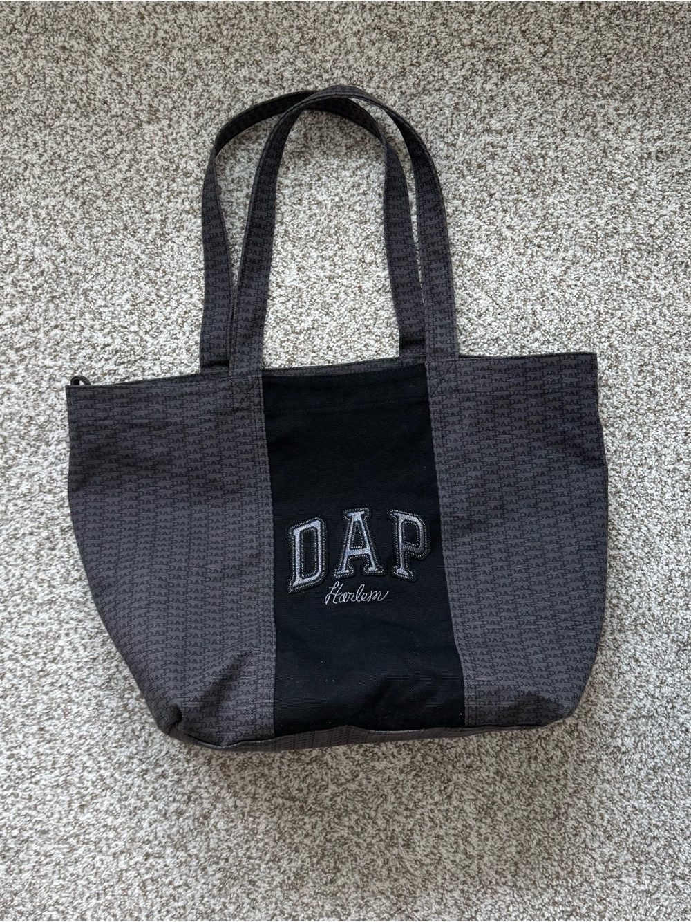 Gap x Dapper Dan DAP Harlem Canvas Tote Bag NWOT - Picture 3 of 9